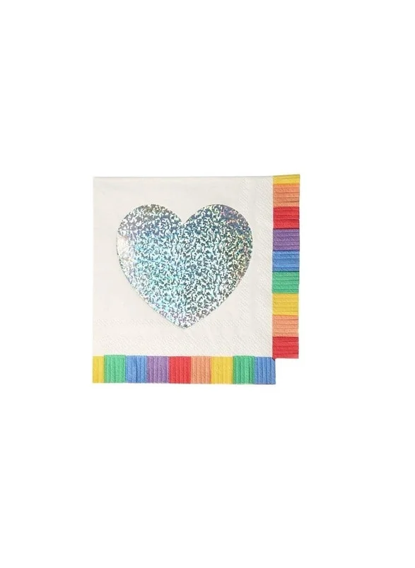 Meri Meri Rainbow Fringe Small Napkins