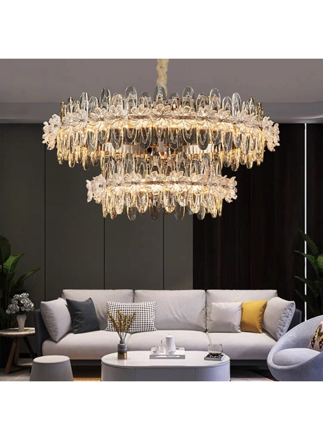 Flower crystal chandelier  - Image 1