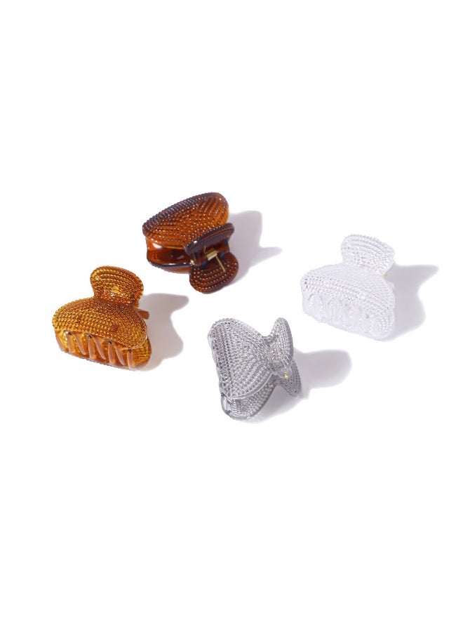 4 Elegant Hair Clips & Clamps – Featuring 4 Luxurious Colors to Suit All Styles - Image 3