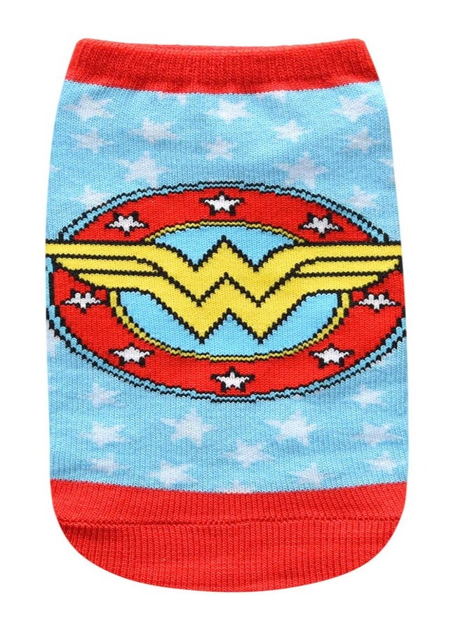 Hyp DC Comics Wonder Woman Classic Juniors/Women's 5 Pack Low Cut Ankle Socks - Image 4