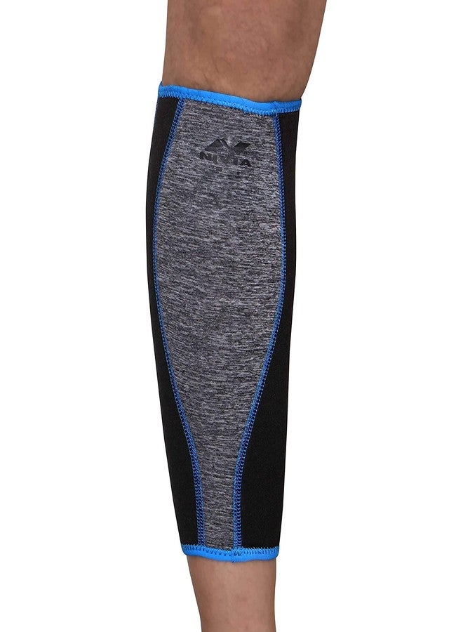 NIVIA Orthopedic Calf Support Slip-in Premium Breathable Compression Sleeve, Effective Pain Relief in Sports, Workouts & Daily Recovery for Men & Women(Small) - Image 1
