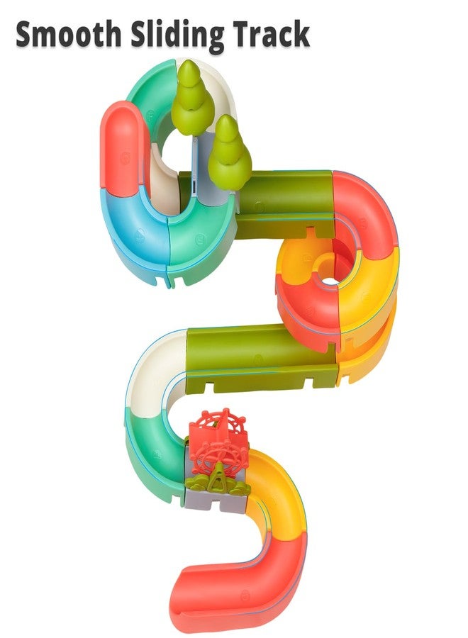 SOCBTNSO 38 PCS Duck Slide Toys, Bath Toys for Kids Ages 4-8, DIY Building Kit for Ages 5-7, Bathtub Time Birthday Gifts for Toddler 3 + Year Old - Image 2