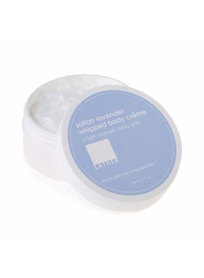 LATHER Body Cream - Sofian Lavender Whipped Body Butter - Rich Daily Body Moisturizer for Deep Hydration - Nourishing & Non-Greasy for Long Lasting Moisture - Essential Oil Blend - 7 Oz - Image 2