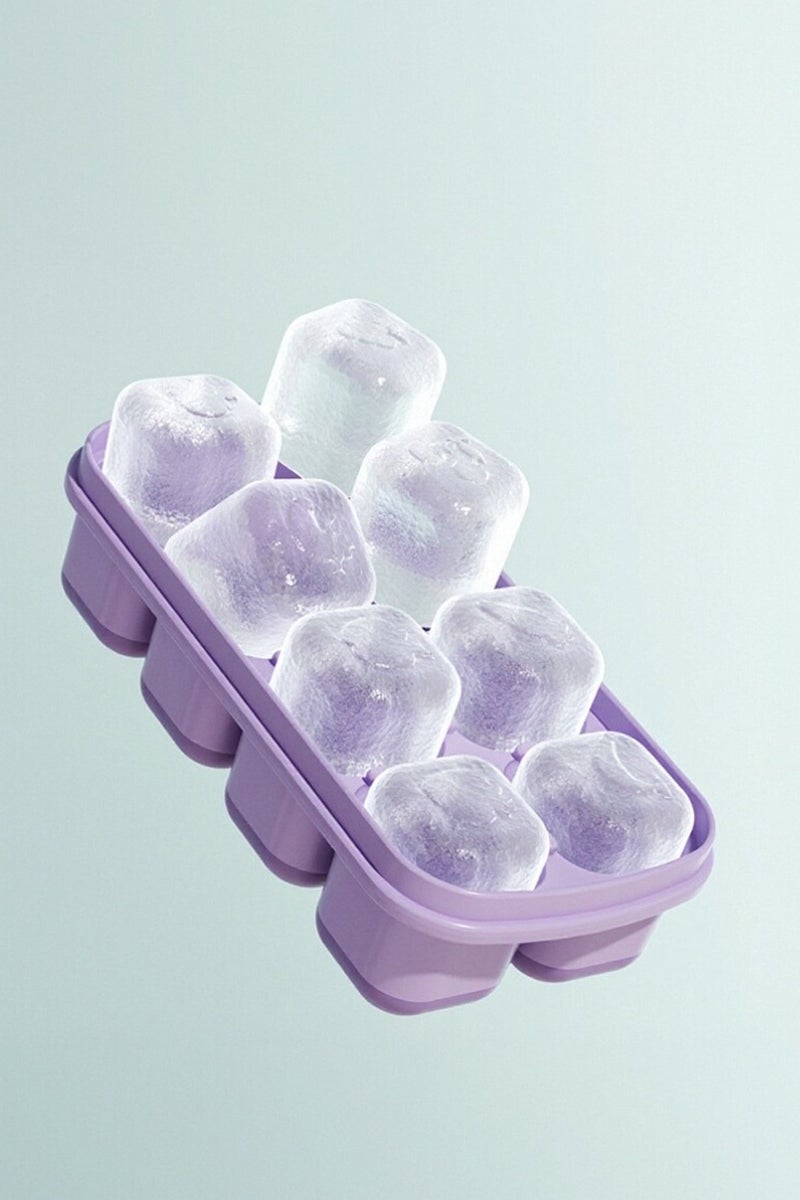 8-Compartment Ice Cube Tray – Baby Food-Grade, BPA-Free, Non-Toxic, Easy Release & Stackable, Quick Clean - Image 5