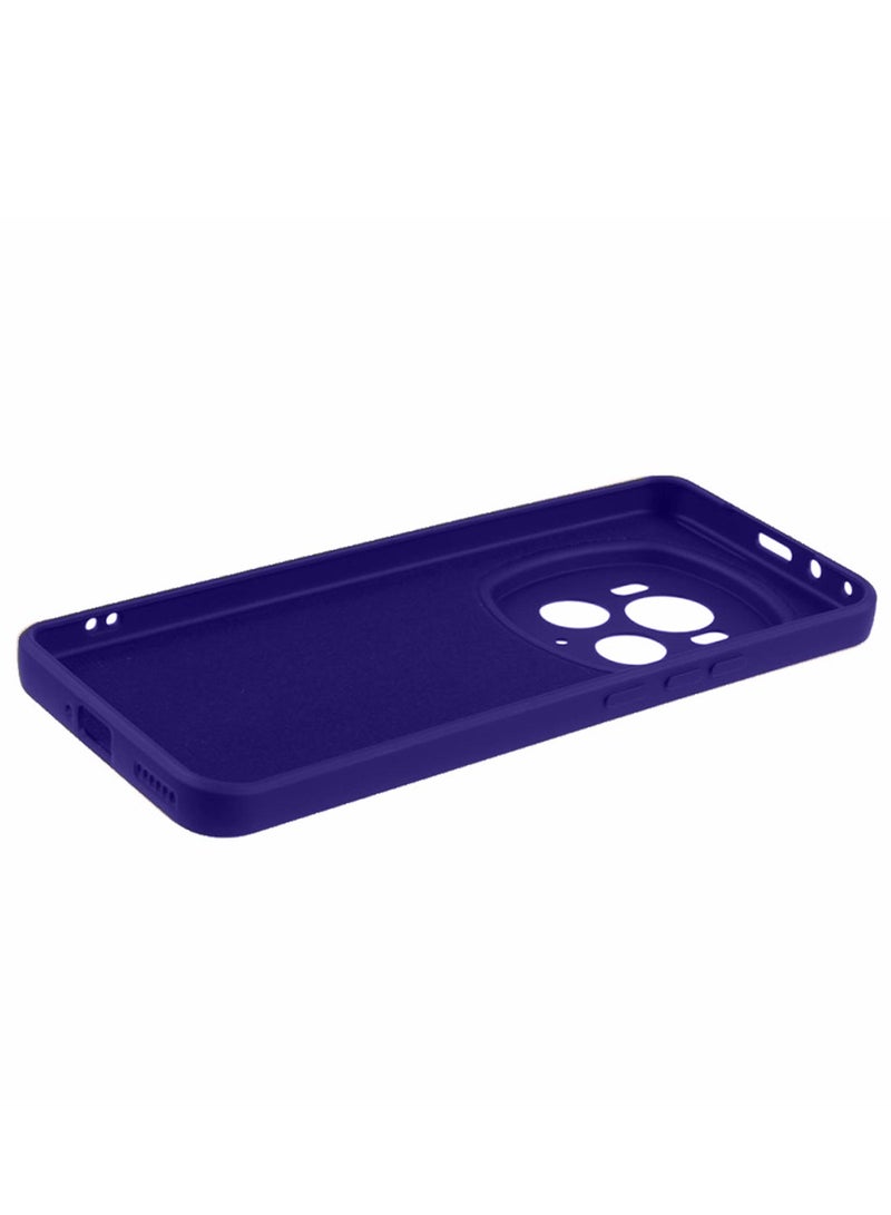 Wtech Honor Magic6 Pro 5G 2024 Premium Liquid Silicone Case Cover - Eggplant Purple - Image 5
