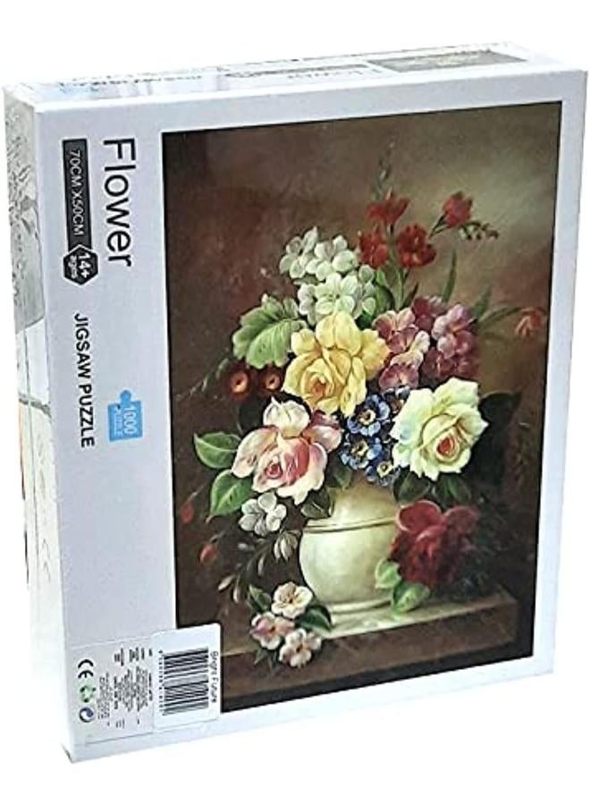 1000-Piece Flower Bouquet Jigsaw Puzzle