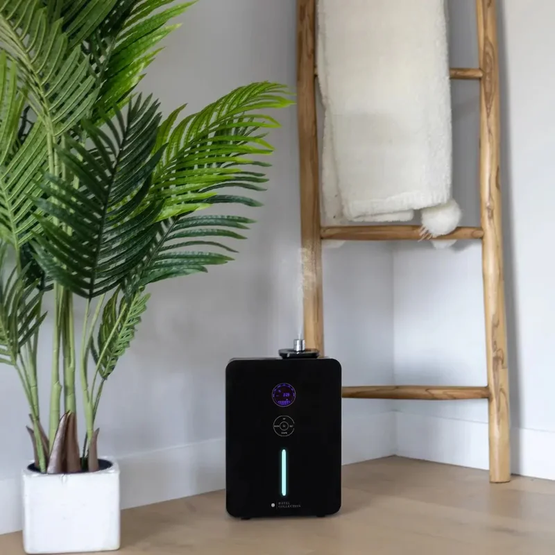 Hotel Collection  Villa Scent Diffuser HVAC System or Stand Alone Fragrance Oil Diffuser Heatless, Waterless, Smart Timer, No Residue, Security Home Decor, Essential Oils 1800 sq ft, Black  | Best Price UAE