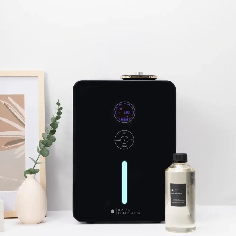 Hotel Collection Villa Scent Diffuser HVAC System or Stand Alone Fragrance Oil Diffuser Heatless, Waterless, Smart Timer, No Residue, Security Home Decor, Essential Oils 1800 sq ft, Black - Image 3