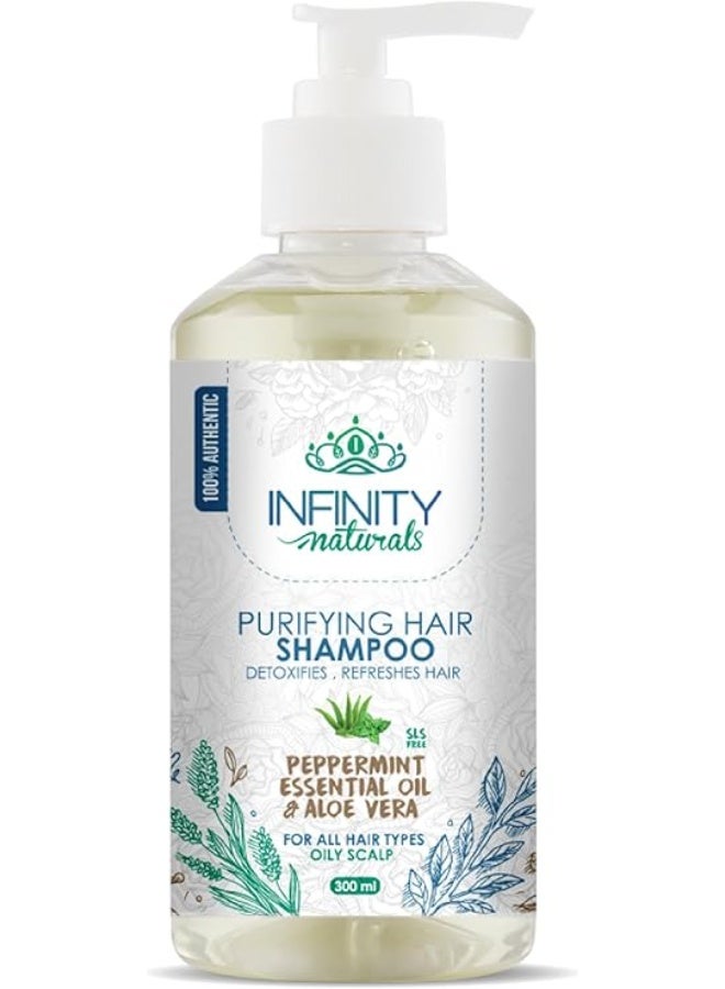 Infinity Naturals Purifying Shampoo Peppermint + Aloe Vera All hair types/oily