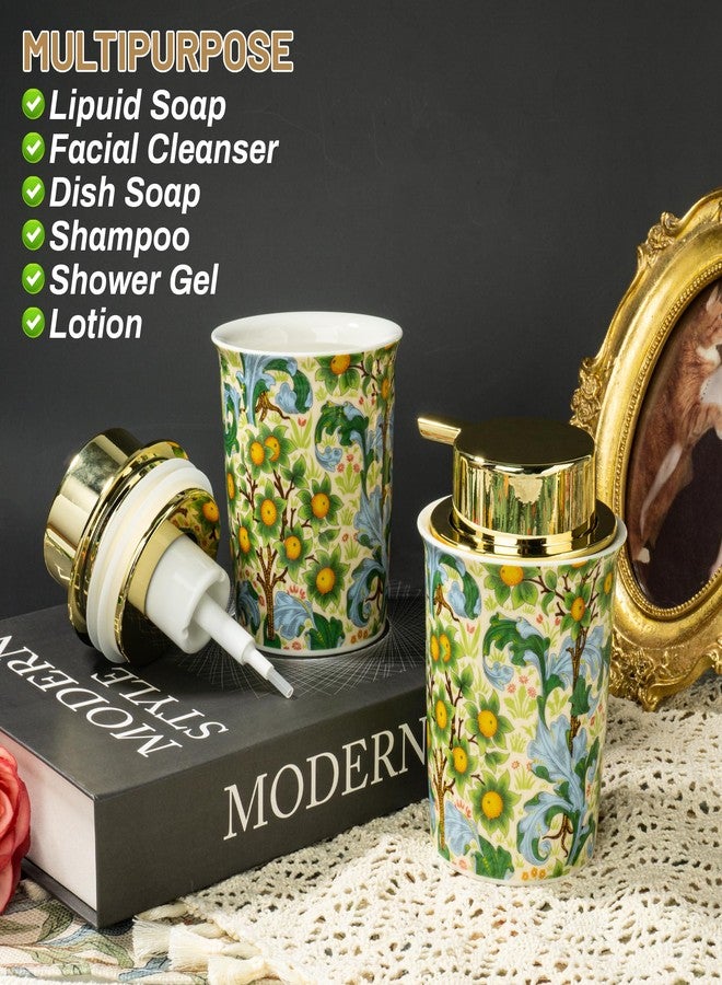 Esdallina Ceramic Foaming Soap Dispenser for Bathroom & Kitchen Refillable Lotion Liquid Foam Pump Dispensers - Image 5