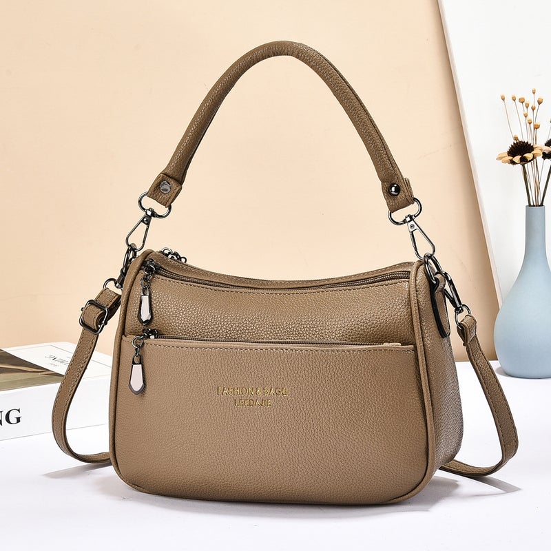 Fashion PU Leather Crossbody Bag - Image 1