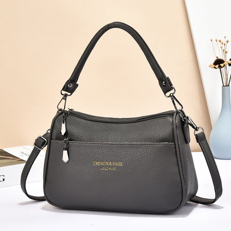 Fashion PU Leather Crossbody Bag - Image 4