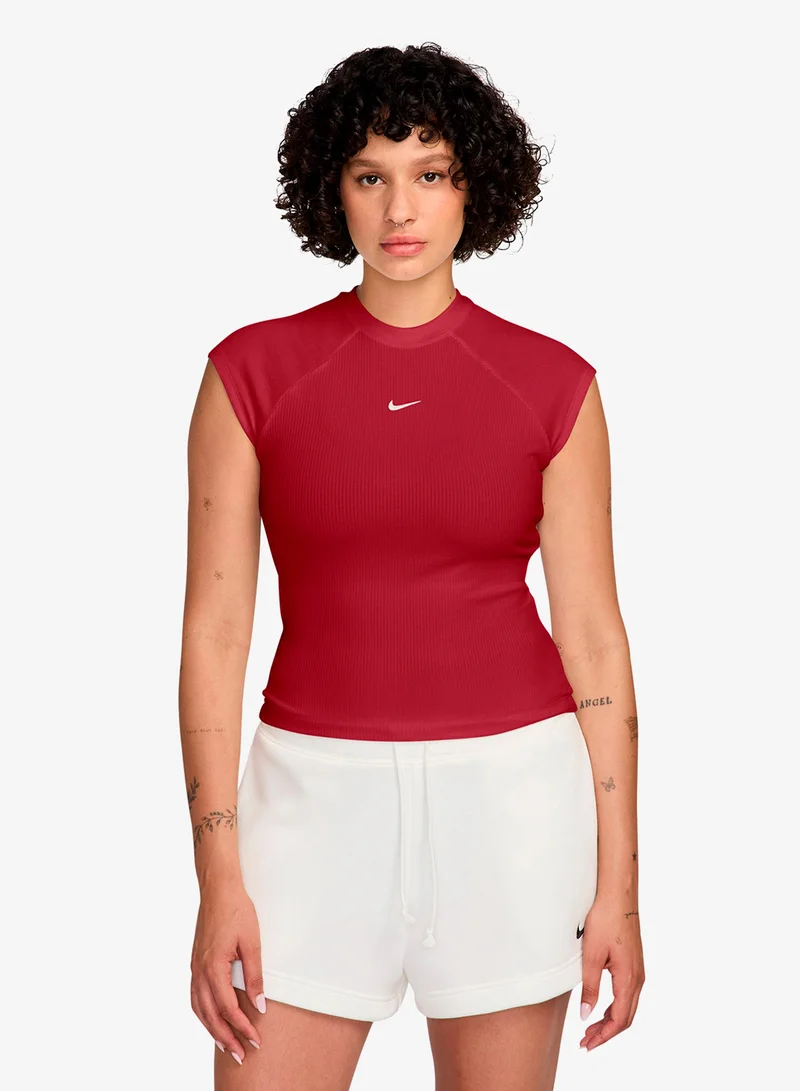 Nsw Chill Knit Ribbed T-Shirt
