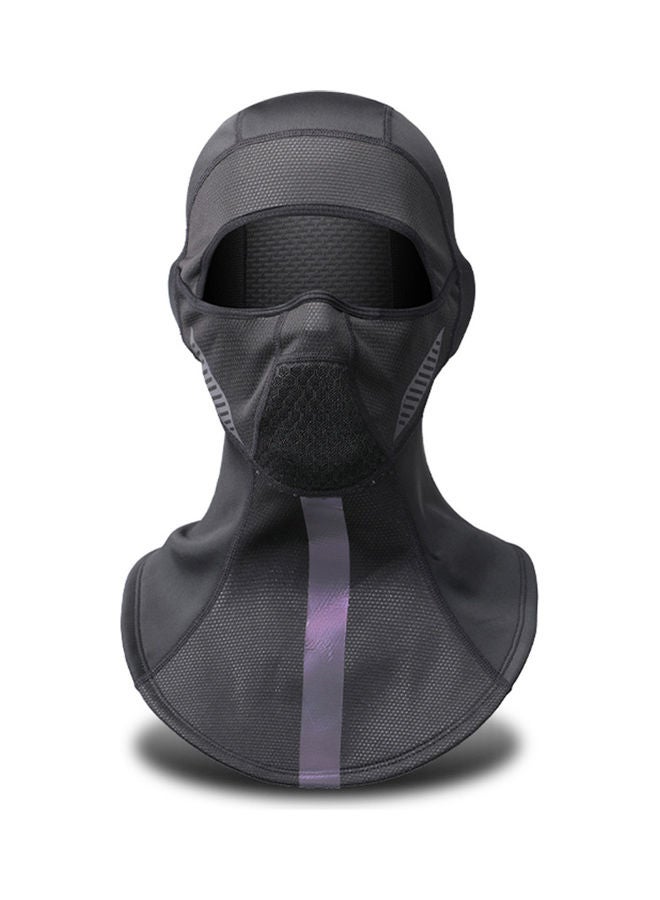 NIBEMINENT Balaclava Cycling Cap Thermal Face Cover with Reflective Tape Windproof in Winter for Skiing Snowboarding Motorcycling Men Women 15*3*12cm  - Image 1