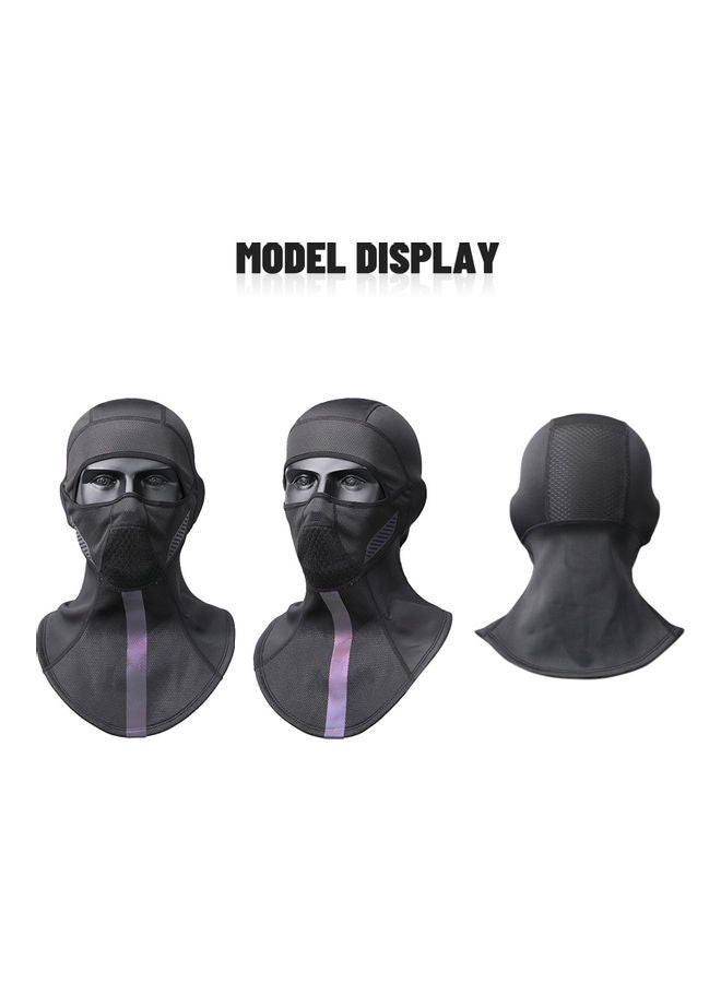 NIBEMINENT Balaclava Cycling Cap Thermal Face Cover with Reflective Tape Windproof in Winter for Skiing Snowboarding Motorcycling Men Women 15*3*12cm  - Image 3