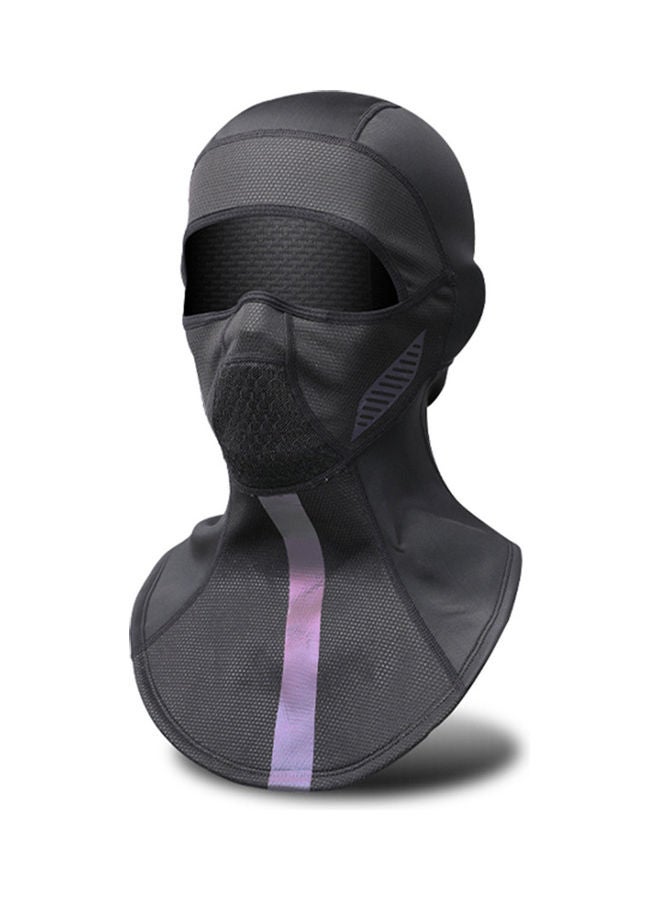 NIBEMINENT Balaclava Cycling Cap Thermal Face Cover with Reflective Tape Windproof in Winter for Skiing Snowboarding Motorcycling Men Women 15*3*12cm  - Image 2