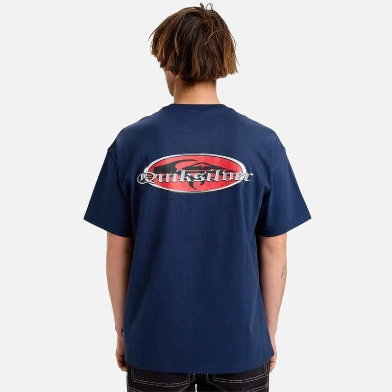 كويك سيلفر Mercury Chrome Old English Short Sleeve T-Shirt - Men