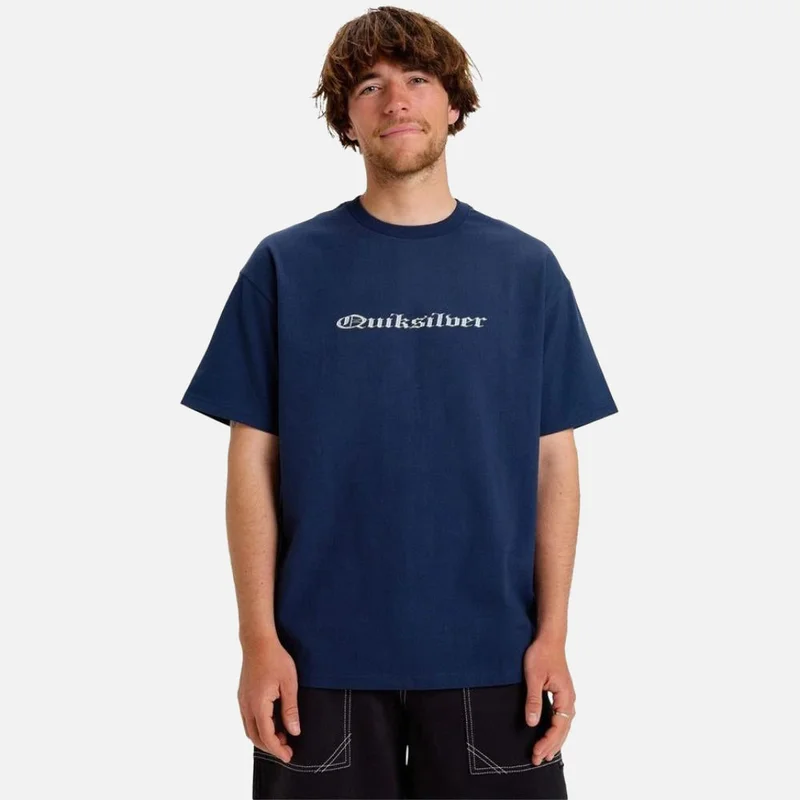 كويك سيلفر Mercury Chrome Old English Short Sleeve T-Shirt - Men