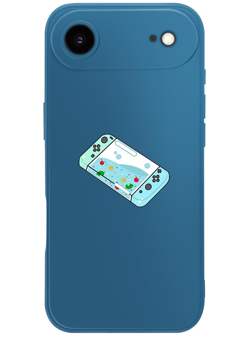 Theodor Protective Slim Fit Case Liquid Silicone Cover with Full Body Protection Anti-Scratch Shockproof Case For Apple iPhone 17 Air (Blue) Console - Image 1