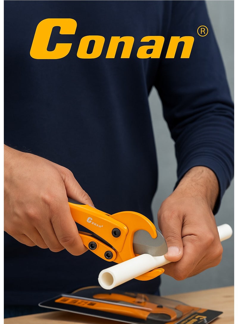 Conan Conan Pipe Cutter 30mm – Professional Manual PVC/PE Tubing Cutter, Durable Steel Body – Model COPC08301  - Image 4