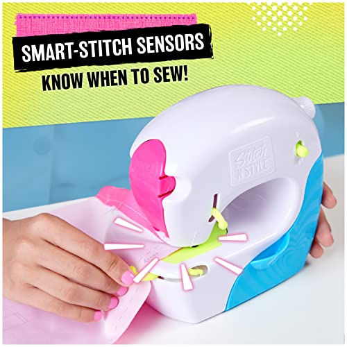 Cool Maker, Exclusive Neon Stitch ‘N Style Fashion Studio, Sews 8 Stylish Projects, Pre-Threaded Sewing Machine Toy, Arts & Crafts Kids Toys for Girls - Image 3
