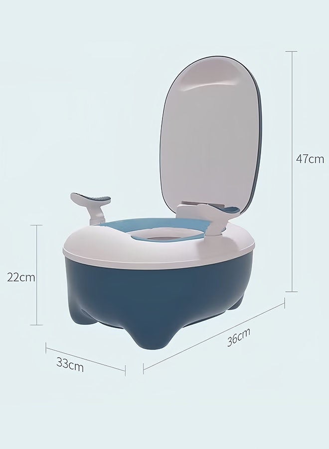 Baby Toilet, Splash-Proof Baby Toilet, Potty Training Seat For Baby, Cute Toilet Chair with Handles, Detachable Bedpan Portable Toilet Seat Kid Boys Girls for Indoor and Outdoor - Image 2