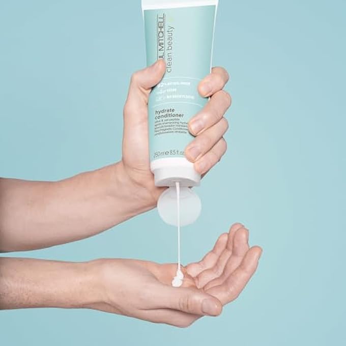 Paul Mitchell CLEAN BEAUTY HYDRATE CONDITIONER, INTENSELY NOURISHING CONDITIONER, IMPROVES MANAGEABILITY, FOR DRY HAIR, 33.8 FL. OZ. - Image 3