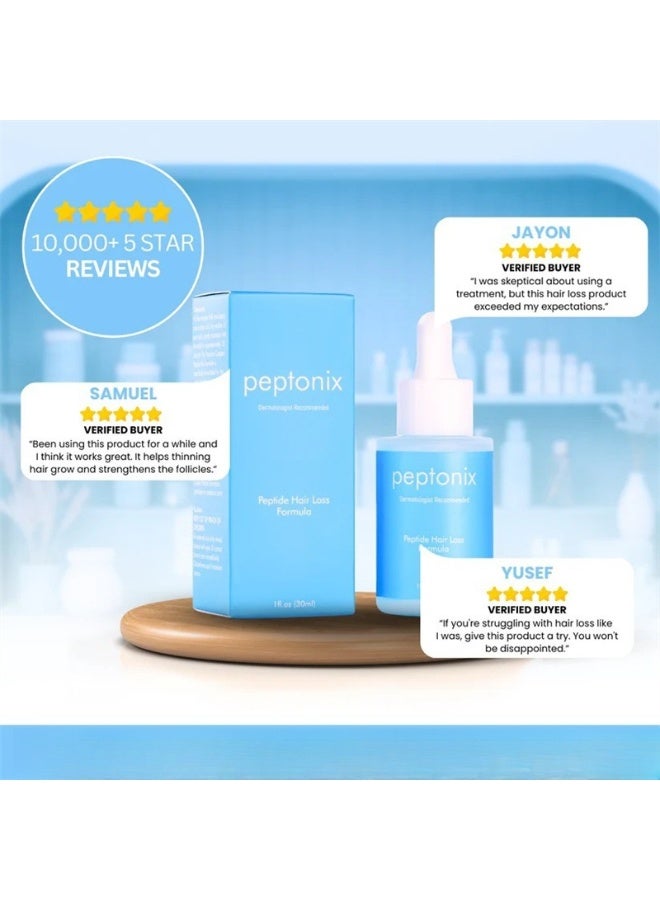 FORMULA 3-PACK Scalpy Hair Growth Serum for Hair Loss & Thinning | Scalp Massager Treatment w/Salicylic Acid, Menthol, Dexpanthenol | Non-Greasy, Lightweight | Exfoliate Dandruff - Image 3