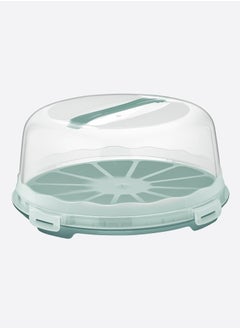 dunya Plastic Cake Plate with Cover 30 CM  - Image 1