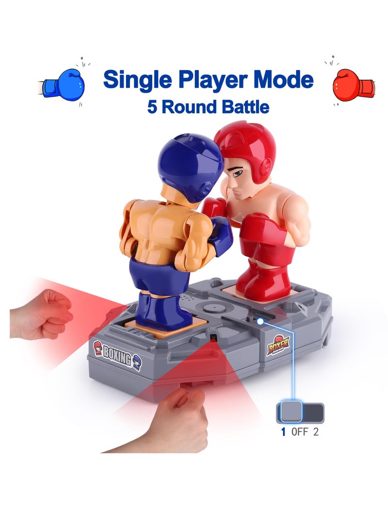 Excefore - Electronic Boxing Toys, RC Fighting Robots, Kid Board Games, Wrestling Battle Bots, Interactive Punching Boxer, Indoor Sports Playset, Cool Birthday Gift 3-12 Year Old Boy Teen - Image 1