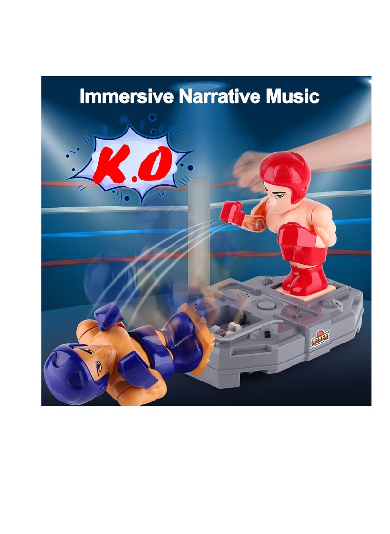 Excefore - Electronic Boxing Toys, RC Fighting Robots, Kid Board Games, Wrestling Battle Bots, Interactive Punching Boxer, Indoor Sports Playset, Cool Birthday Gift 3-12 Year Old Boy Teen - Image 1
