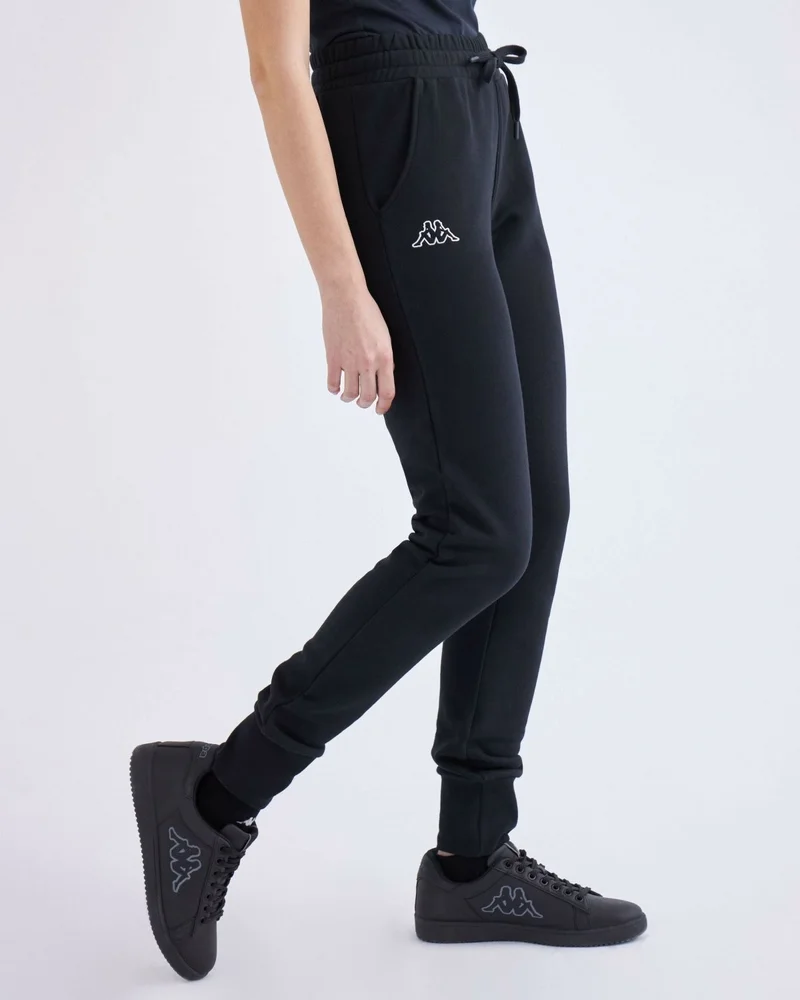 Kappa Logo Theek Slim Tk Black Women's Tracksuit 371E82W-005