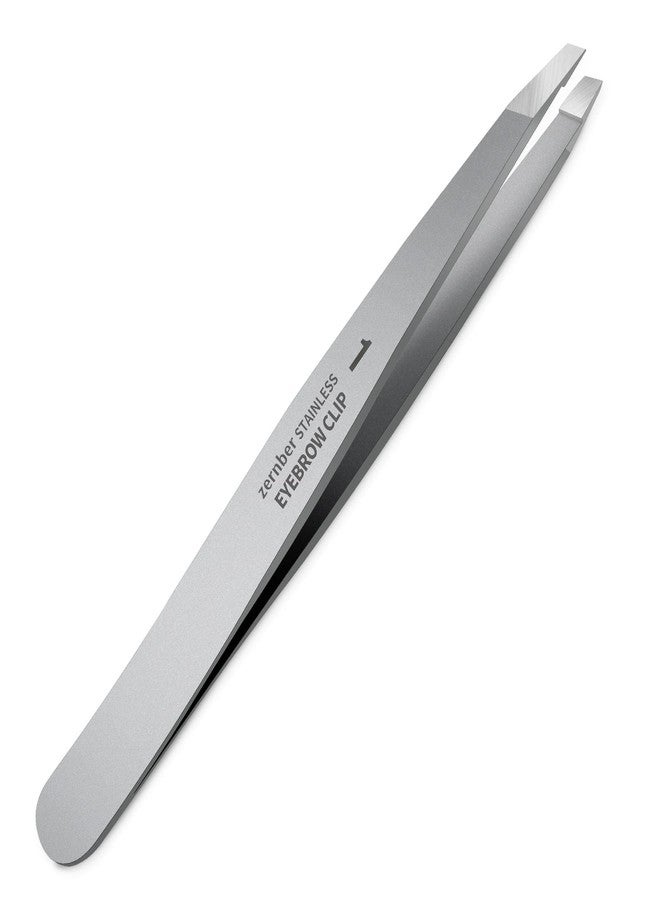 ZERNBER Stainless Steel Precision Eyebrow Tweezers Flat Tweezers for Eyebrows for Women-for Facial Hair and Ingrown Hair Removal Beauty Tools - Image 1