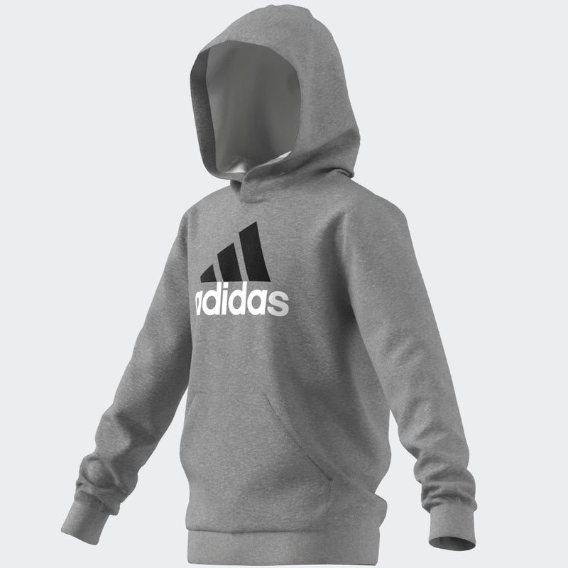 Adidas هودي قطن كبير بشعار مزدوج الألوان من أديداس إيسينشالز - Image 1