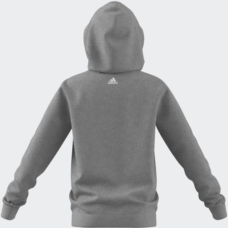 Adidas هودي قطن كبير بشعار مزدوج الألوان من أديداس إيسينشالز - Image 2