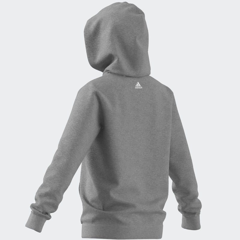 Adidas هودي قطن كبير بشعار مزدوج الألوان من أديداس إيسينشالز - Image 3