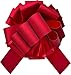 BXCMYDR 1PC Giant Red Pull Bow for Gift Wrapping 14 Sparkling Glitter Large Ribbon Bow Big Car Bow for Bike Wreath Holiday Anniversary Easter Wedding Party Home Decor Bright Red - Image 1
