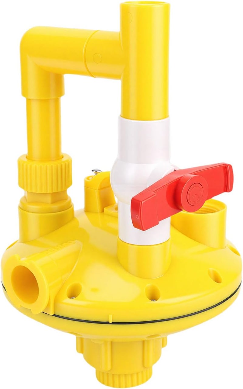 Automatic Water Pressure Regulator, Dual Direction Plastic Farm Poultry Drinker Valve, Pressure Relief Watering Tool with Easy Installation, Ideal for Chicken Drinking System - Image 1