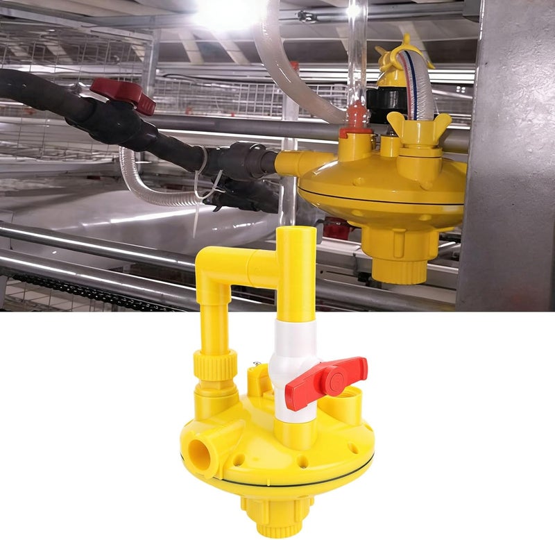 Automatic Water Pressure Regulator, Dual Direction Plastic Farm Poultry Drinker Valve, Pressure Relief Watering Tool with Easy Installation, Ideal for Chicken Drinking System - Image 3