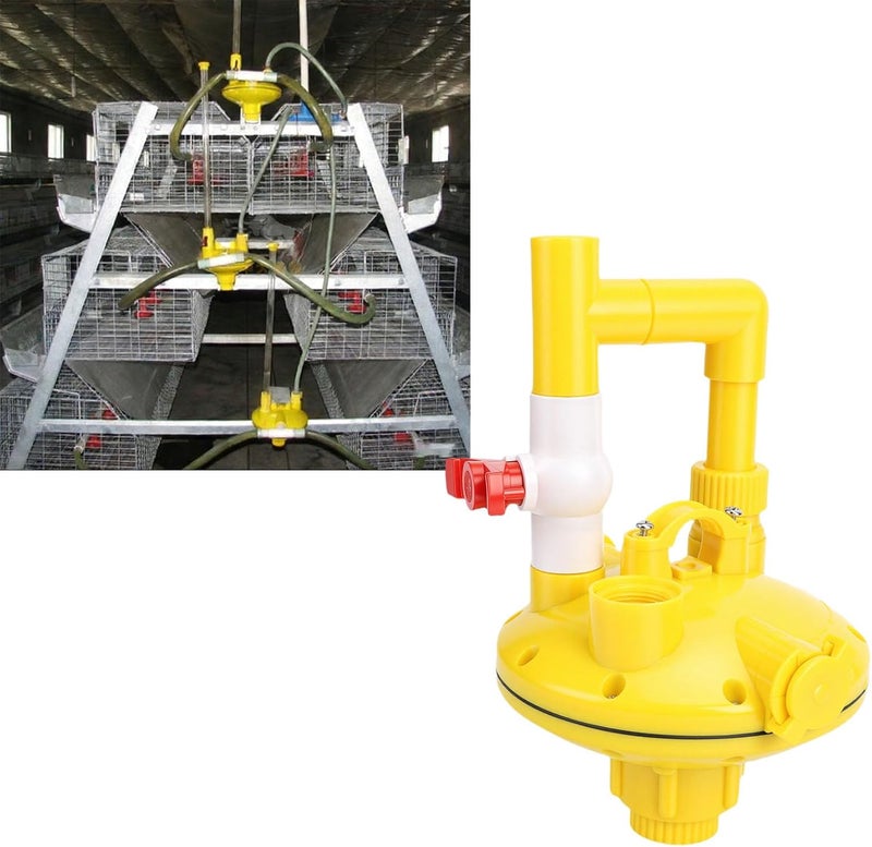 Automatic Water Pressure Regulator, Dual Direction Plastic Farm Poultry Drinker Valve, Pressure Relief Watering Tool with Easy Installation, Ideal for Chicken Drinking System - Image 5