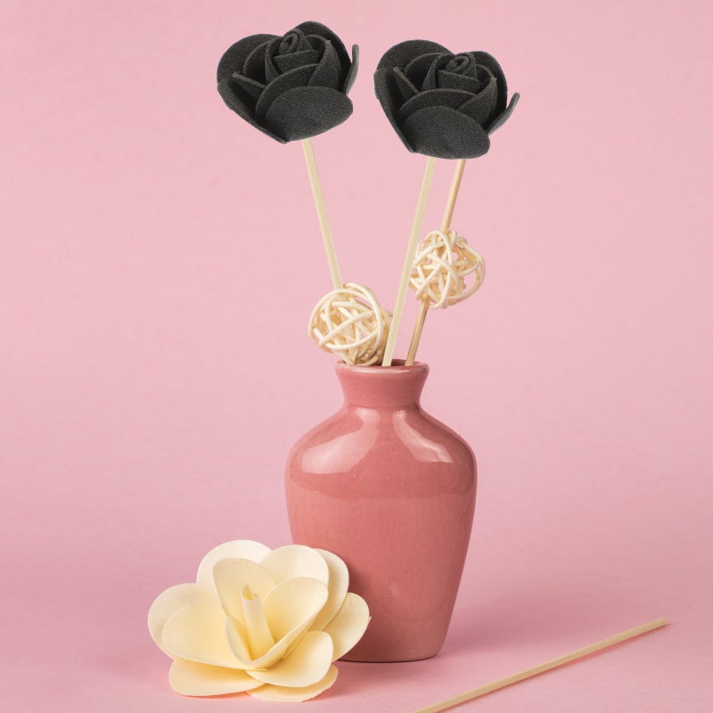 400 pcs Flowers Artificial Roses for Crafts DIY Bouquet Making Materials - Image 4
