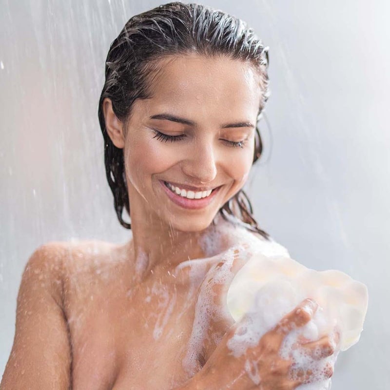 8Pcs Double Sided Exfoliating Bath Sponges For Deep Cleansing Body Care Random Color - Image 5