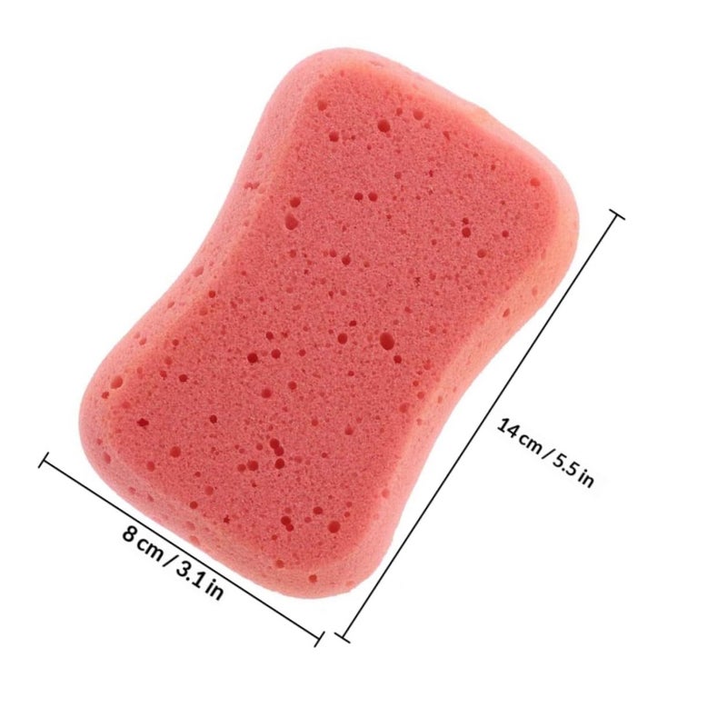 8Pcs Double Sided Exfoliating Bath Sponges For Deep Cleansing Body Care Random Color - Image 3