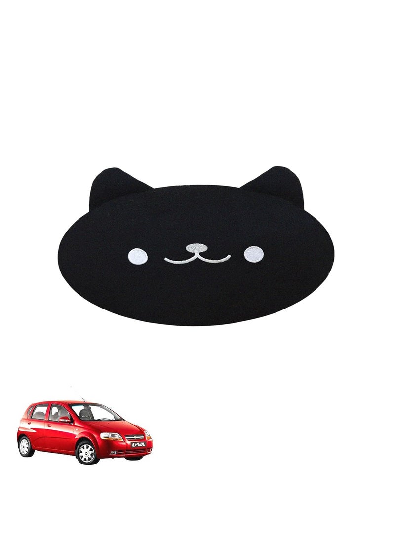 Adroitz Adroitz Black Neck Rest Car Cushions Compatible with All Cars Pack of 1  - Image 1