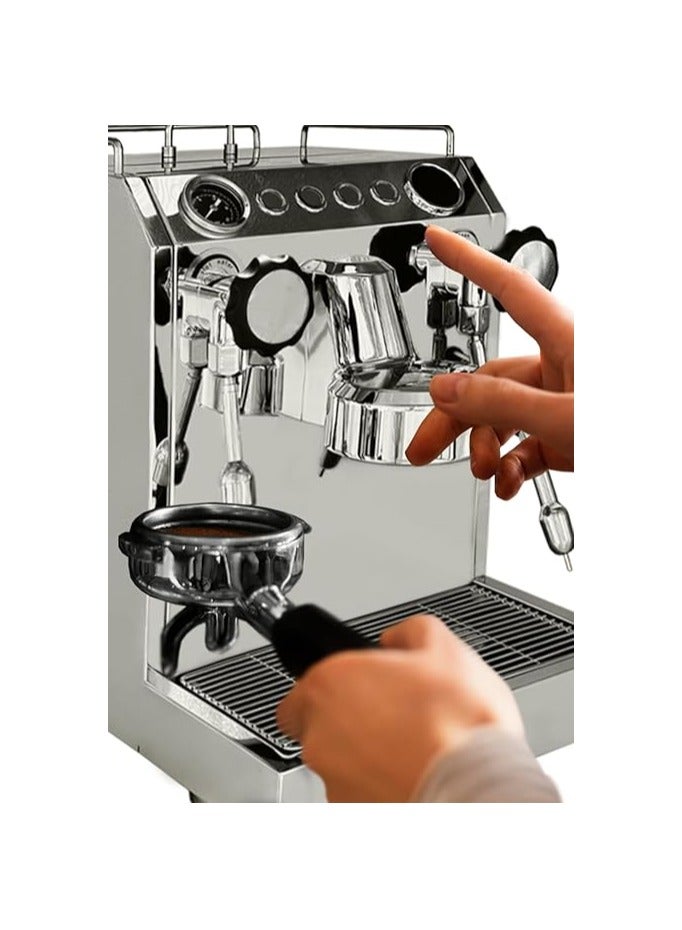 ميباشي MEBASHI Commercial Dual Boiler Coffee Machine, 2.5L Capacity, 15 Bar Pressure, Stainless Steel ME-CCM2055 (2700W) - Image 3