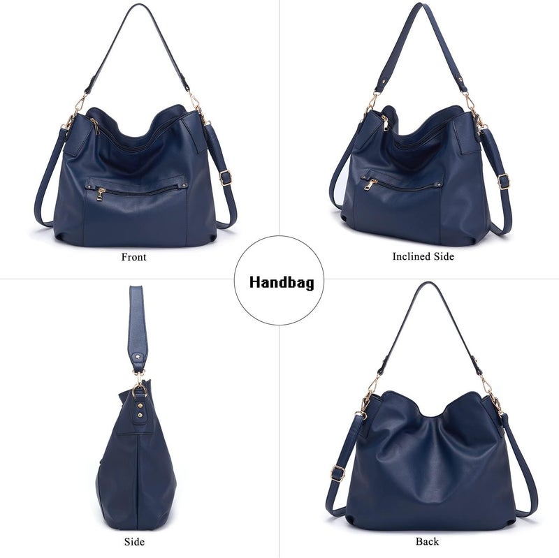 Idesort Large Crossbody Bags Ladies Shoulder Handbags Purse and Wallet Set for Women Totes Hobo Purses - Image 4