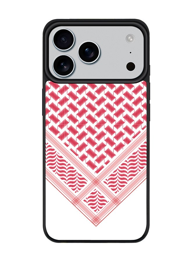 Stylizedd iPhone 17 Pro Max Case, [Compatible with MagSafe] Slim Magnetic cover Phone Case iPhone 17 Pro Max -Victory Shemag (Red) - Image 1