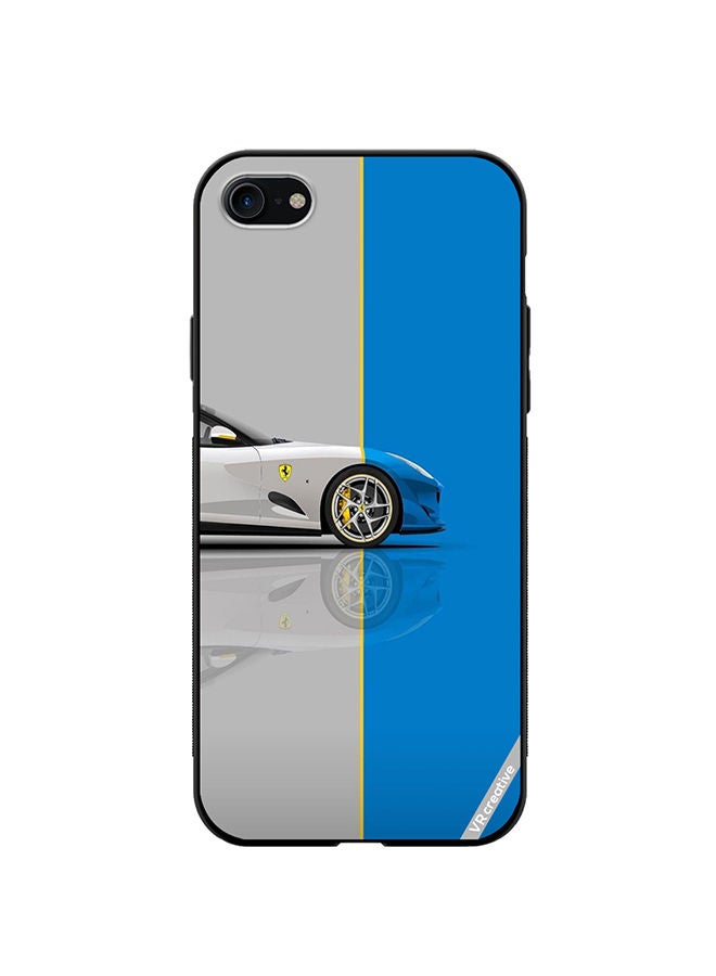 VR CREATIVE Protective Case Cover For Apple iPhone SE (2022) Car Design Multicolour - Image 1