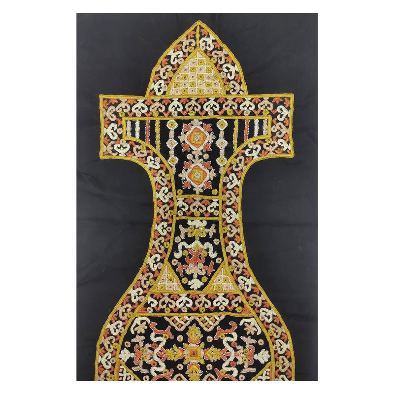 Garvi Gurjari A Gujarat Govt Enterprise Multicolor Hand Embroidered YokePatch GGCMEP13 - Image 2