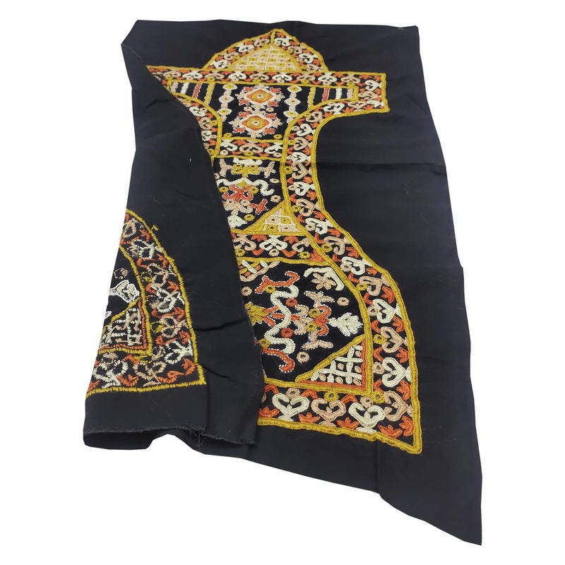 Garvi Gurjari A Gujarat Govt Enterprise Multicolor Hand Embroidered YokePatch GGCMEP13 - Image 3